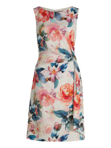 Vera Mont Cocktailkleid mit Blumenprint in Rosé/Red