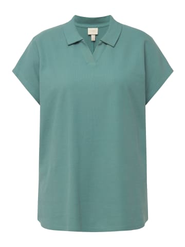 Ulla Popken Poloshirt in eisgrün