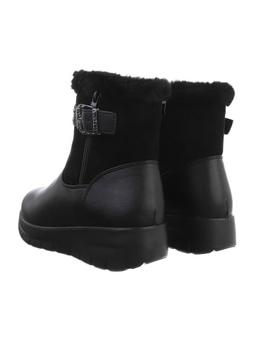 Ital-Design Stiefelette in Schwarz