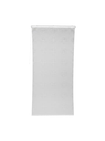 relaxdays Duschrollo in Weiß - (B)120 x (H)240 cm