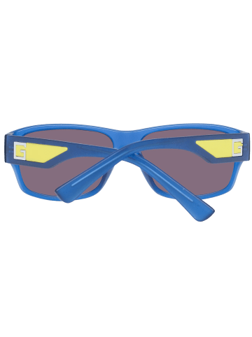 Guess Unisex Sonnenbrille Trapezförmig Blau
