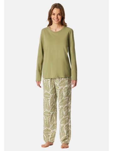 Schiesser Schlafanzug Comfort Essentials in Linde