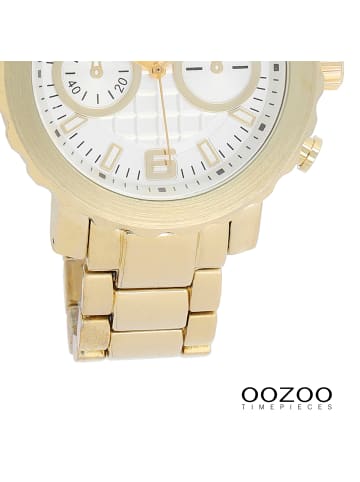 Oozoo Analog-Armbanduhr Oozoo Vintage Series gold groß (ca. 40mm)