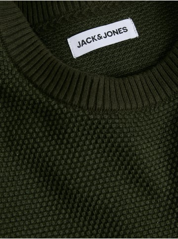 Jack & Jones Pullover JJEGlobe in oliv - 0005