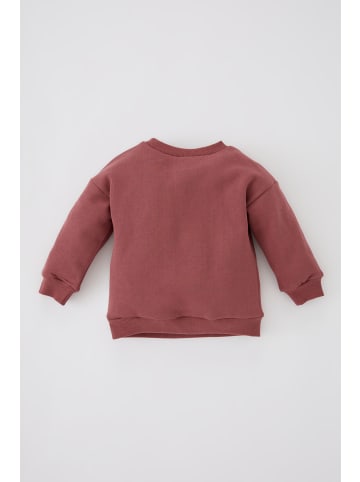 DeFacto Sweatshirt REGULAR FIT in Hell Bordeaux