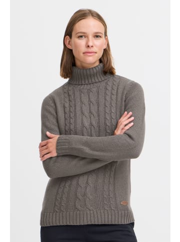 Oxmo Rollkragenpullover OXCATHY 21301293ME modischer Rollkragenpullover in Grau