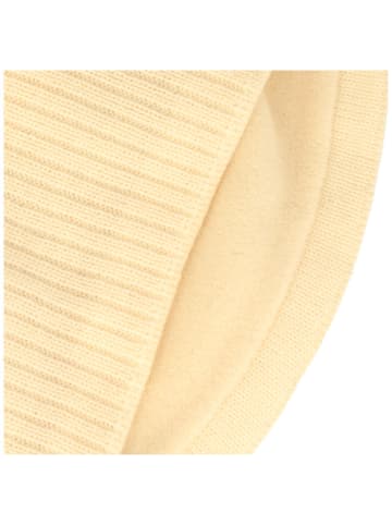 BREITER Strickmütze in beige