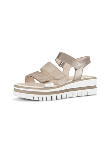 Gabor Plateau Sandalen in beige