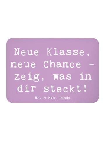 Mr. & Mrs. Panda magnet Spruch Erster Schultag Neue Klasse mit S... in Lavendeltraum