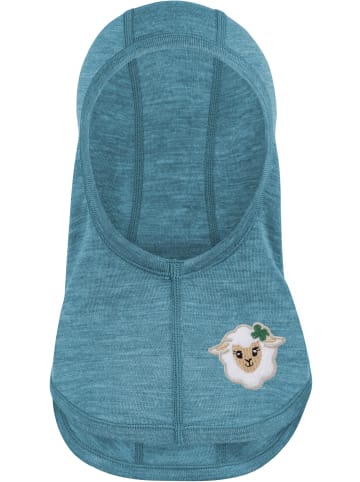 Normani Outdoor Sports Baby Merino Sturmhaube Masterton in Blau