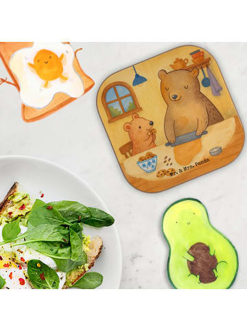 Mr. & Mrs. Panda Tassenuntersetzer Oma Backen Design ohne Spruch in Weiß