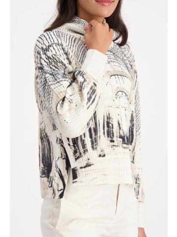 monari Pullover in almond gemustert