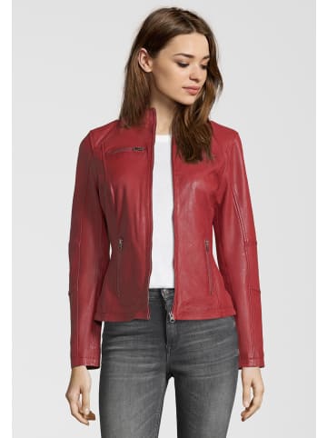 7eleven Lederjacke Lederjacke "SUSAN" in RED