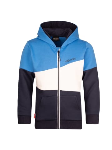 Trollkids Kapuzenpullover "Alesund" in Marineblau / Mittelblau