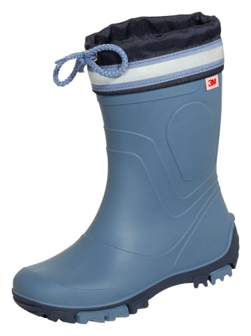 Bockstiegel Kinderstiefel Bente in stahlblau/dunkelblau