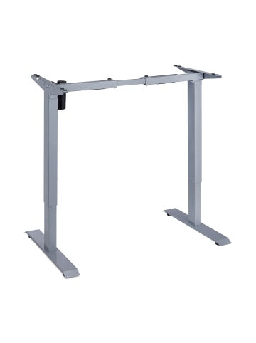 relaxdays Tischgestell in Grau - (H)71-121 cm