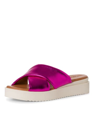 Tamaris Plateau Pantoletten in Pink