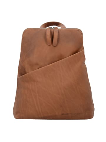 The Chesterfield Brand Wax Pull Up City Rucksack Leder 29 cm in cognac