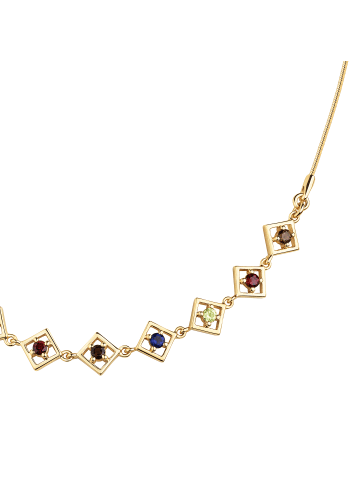Carolin Stone 925/- Sterling Silber in mehrfarbig