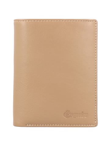 Esquire Peru Geldbörse RFID Leder 9,5 cm in taupe