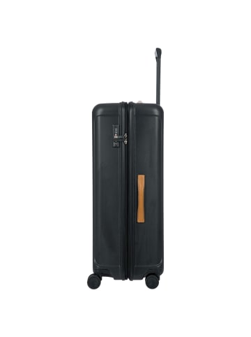 BRIC`s Capri - 4-Rollen-Trolley 81 cm (silver) in schwarz