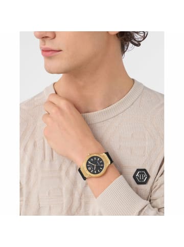 Philipp Plein Analoguhr für Herren in Schwarz