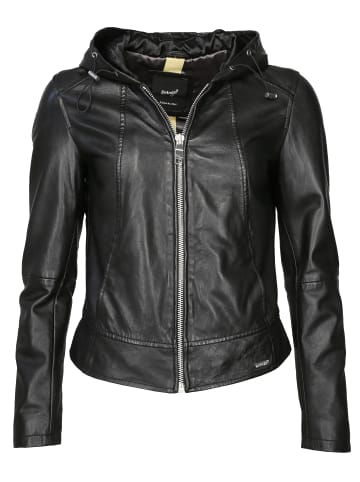 Maze Lederjacke Keys in schwarz