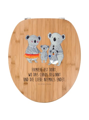 Mr. & Mrs. Panda wc sitz muster Koala Familie mit Spruch in Braun