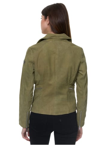Tazzio Lederjacke "F500" - in Grün