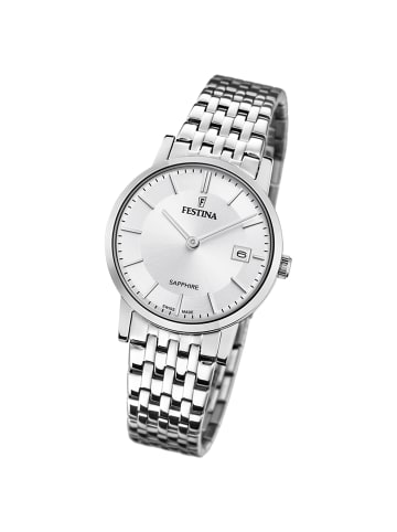 Festina Analog-Armbanduhr Festina Swiss Made silber klein (ca. 29mm)