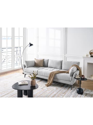 Beliani 4-Sitzer Sofa NENOLA in Grau/Schwarz - (W) 252 x (H) 92 x (L) 109 cm