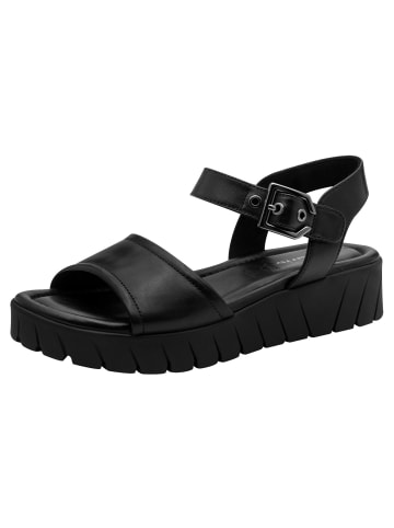 Tamaris Sandalette in BLACK LEATHER