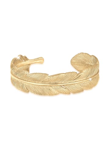 Elli Armband 925 Sterling Silber Feder in Gold