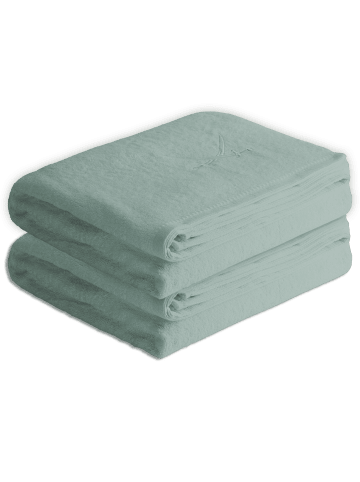Sansibar 2er Badetuch-Set „Frottier-Kollektion Classic“, 90x180 cm in