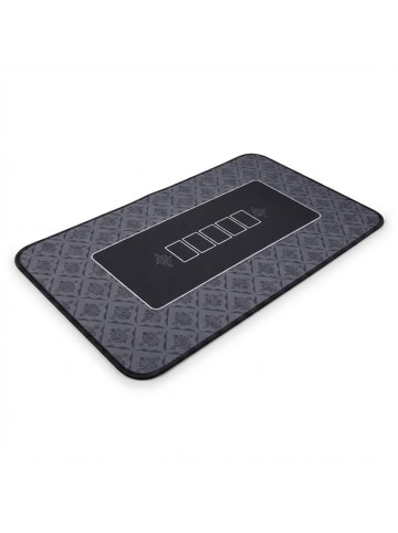 relaxdays Pokermatte in Schwarz - (B)120 x (T)60 cm