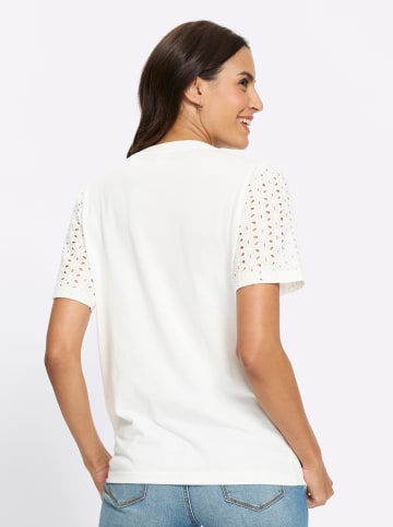 WITT WEIDEN Kurzarm-Shirt in weiß