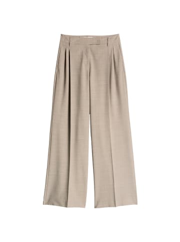 Marc O'Polo Bundfaltenhose relaxed in Stone Taupe Melange