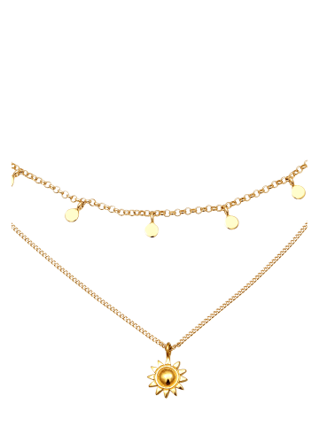 Elli Halskette 925 Sterling Silber in Gold