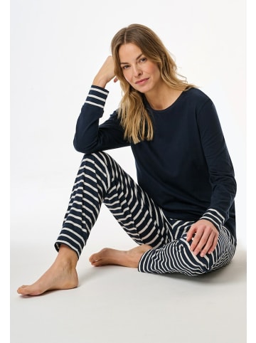 Schiesser 2 in 1 Pullover für Damen in dunkel-blau