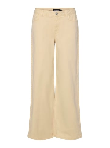 Pieces Wide Fit Jeans in Sandshell