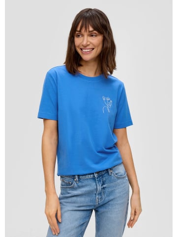 s.Oliver T-Shirt kurzarm in Blau