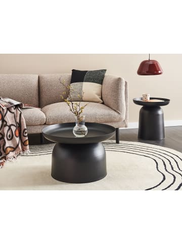 Beliani Couchtisch TORRENS in Schwarz - (W) 60 x (H) 36 x (L) 60 cm