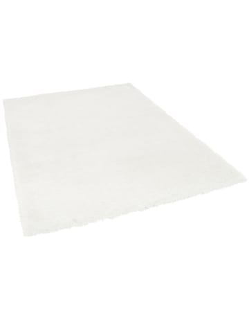 Pergamon Hochflor Langflor Shaggy Teppich Glow in Wollweiss