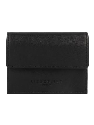 LIEBESKIND BERLIN Geldbörse RFID Schutz Leder 10.5 cm in black