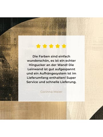 MuchoWow Leinwand bilder Geometrisches Gleichgewicht (BxH)