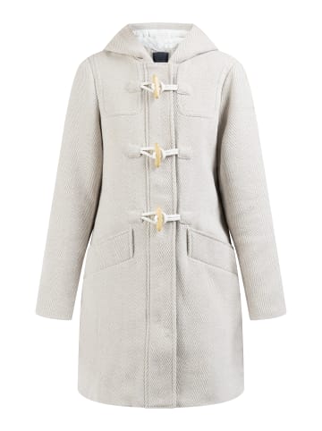 DreiMaster Klassik Fischgrat-Dufflecoat in Fischgräten Beige