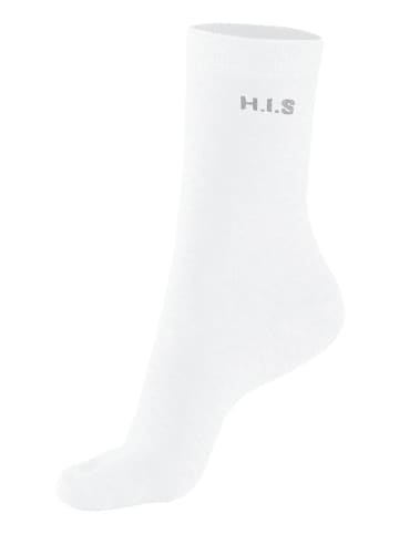 H.I.S Socken in schwarz, anthrazit melange, hellgrau melange, weiß