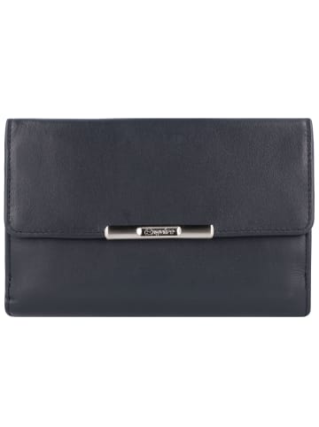 Esquire Helena Geldbörse II Leder 14 cm blau