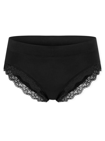 Schiesser Brasilslip Unique Cotton in Schwarz