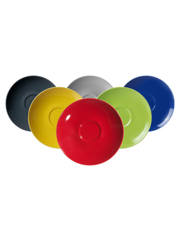Ritzenhoff & Breker 6er Set Kaffeeuntertassen Doppio ø 16 cm in bunt